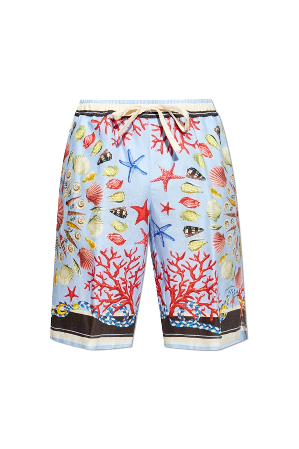 MULTICOLOUR Shell motif shorts