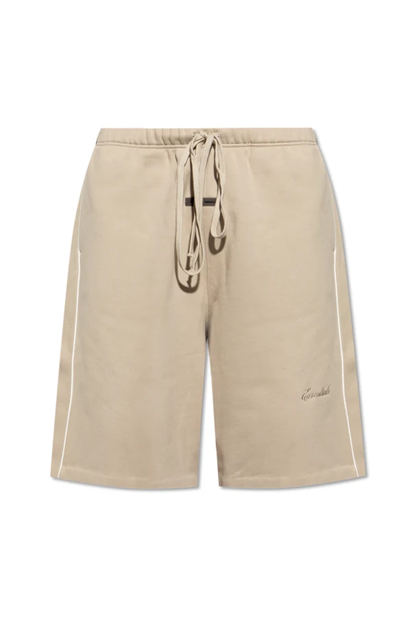 BEIGE Sweatshorts mit Seitenstreifen