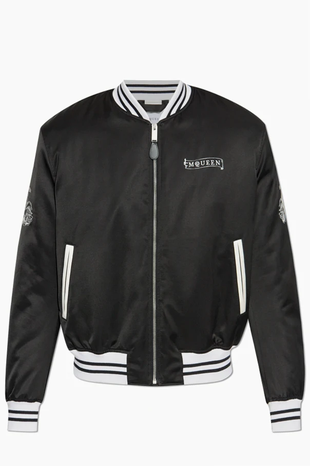 CZARNY Kurtka typu `bomber`