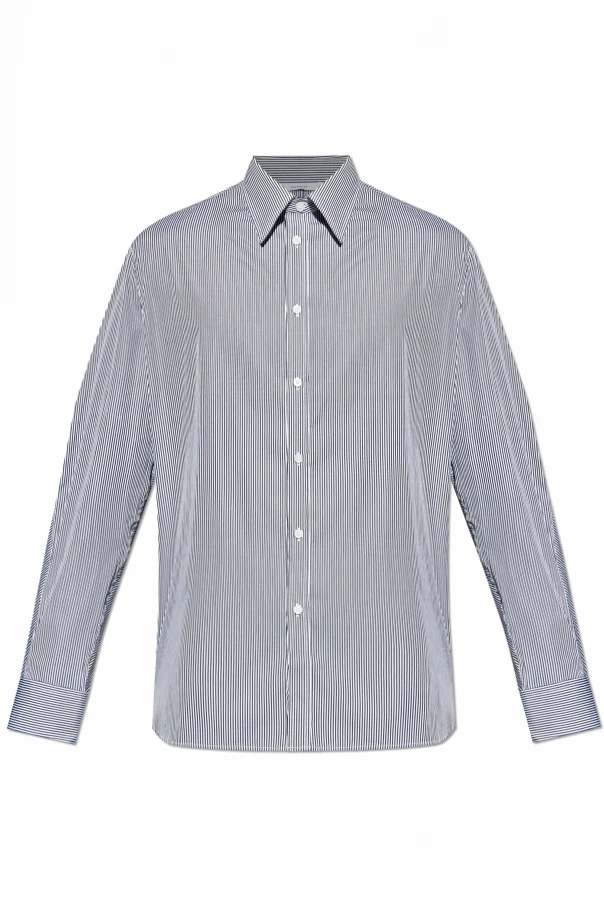 WEISS Hemd mit Streifenmuster
