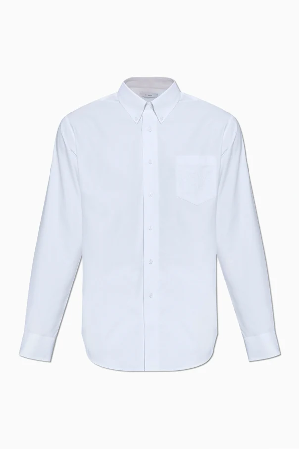 WEISS Baumwollhemd mit Tasche