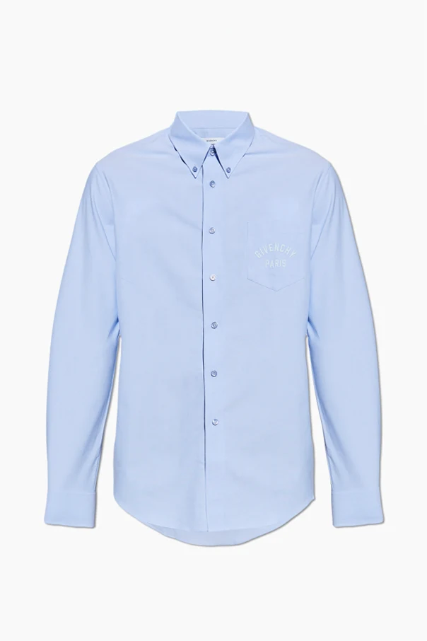 HELLBLAU Baumwollhemd mit Tasche