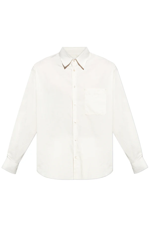 CREME Hemd mit Tasche