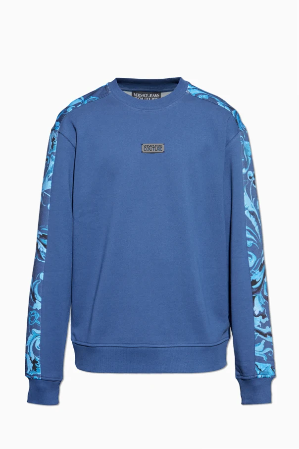 BLAU Sweatshirt mit "Barocco"-Print