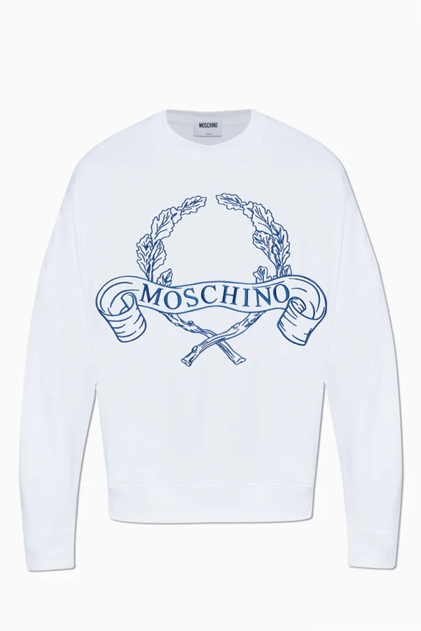 WEISS Sweatshirt mit Stickerei
