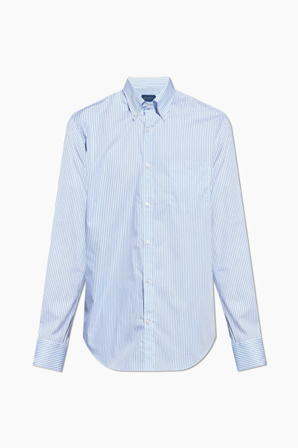 BLAU Hemd mit Streifenmuster