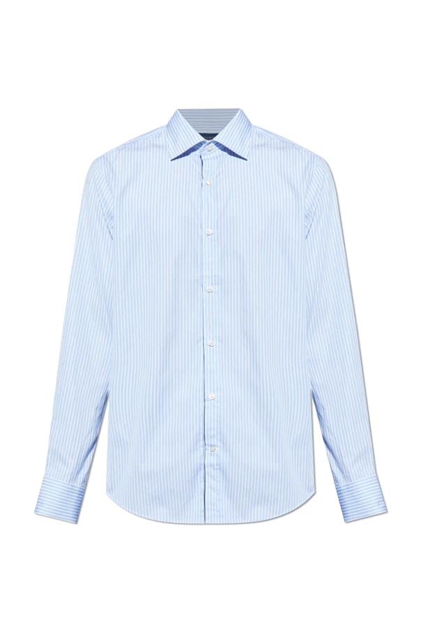 jasnoniebieski Koszula ze wzorem w prążki