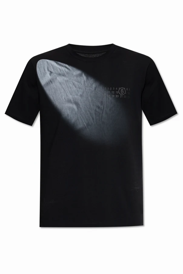 SCHWARZ T-Shirt mit Print