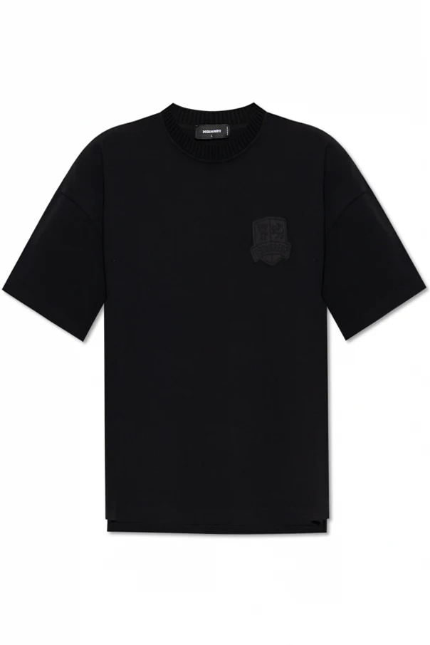 SCHWARZ Sweatshirt mit Aufnäher