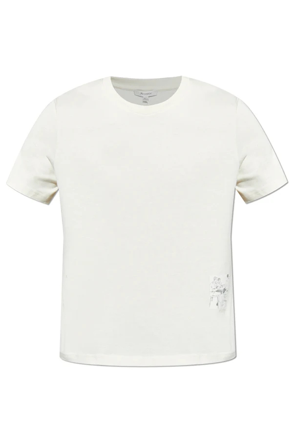 BIAŁY  T-shirt ze wzorem