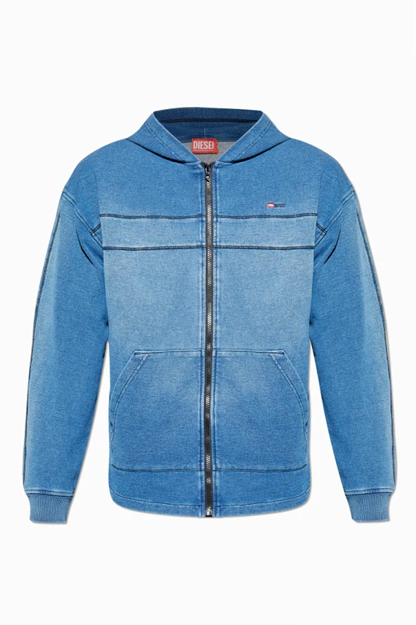 NIEBIESKI Bluza `S-BLAXT-HOOD-ZIP-NEW`