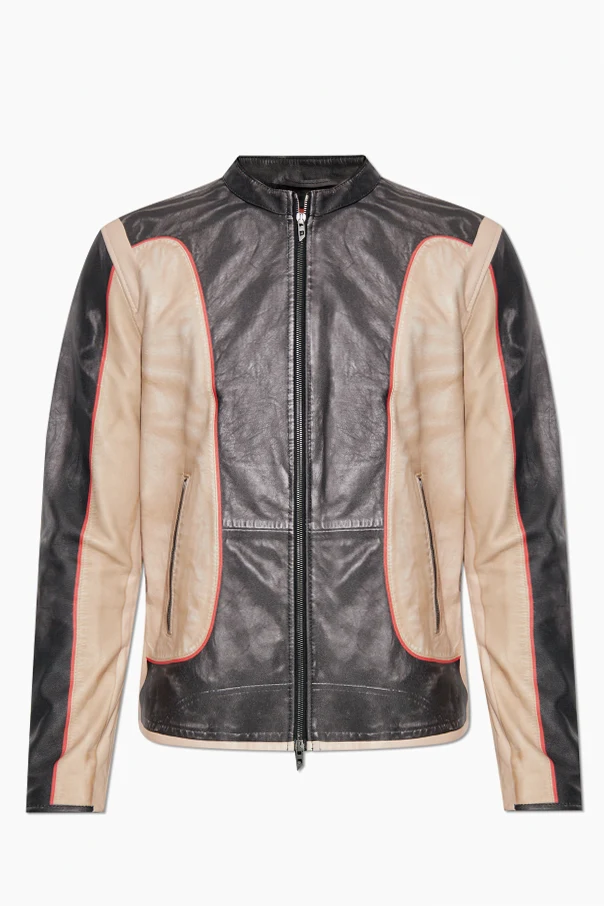 beżowy Kurtka skórzana `L-EVERT`