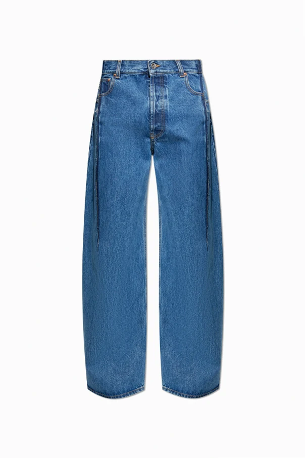 MARINEBLAU Jeans mit Logo