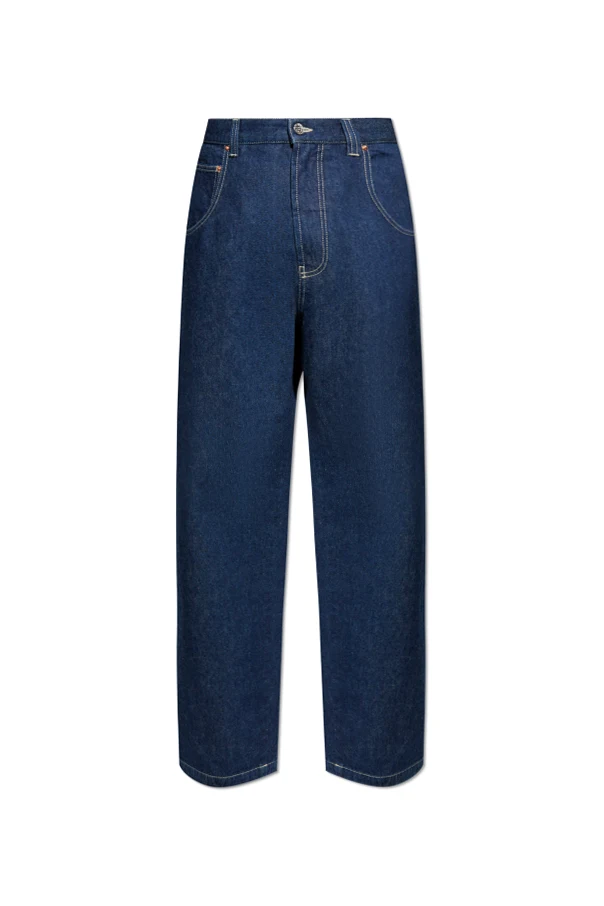 MARINEBLAU Jeans mit Ziernähten
