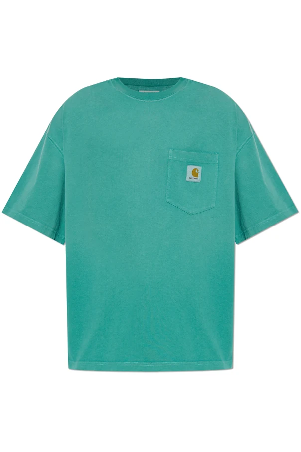 GREEN T-shirt with logo