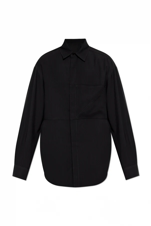 BLACK Shirt with pocket