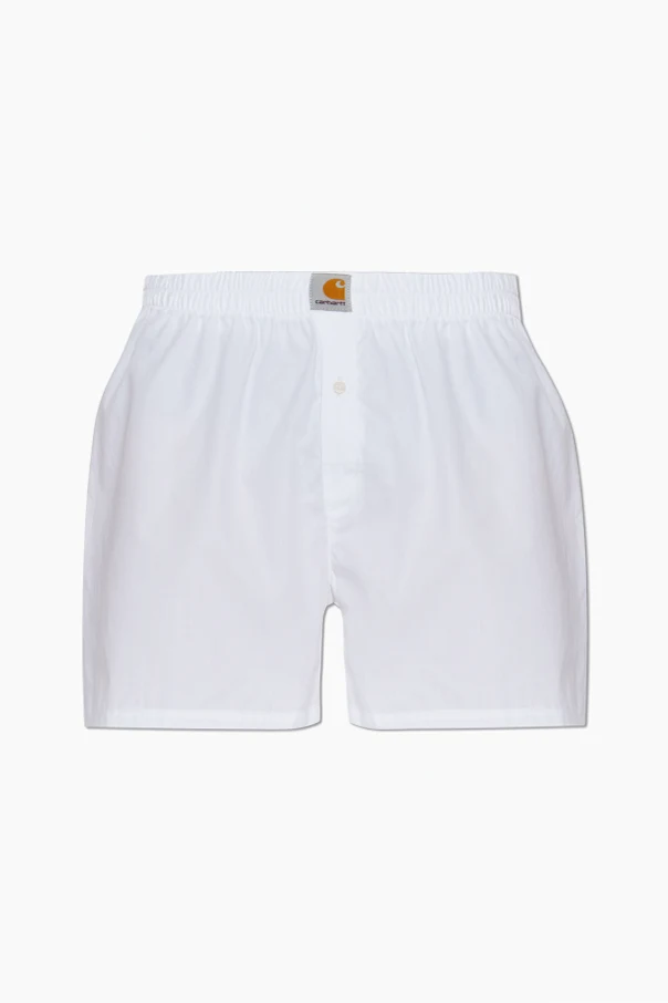 WHITE Boxers with logo