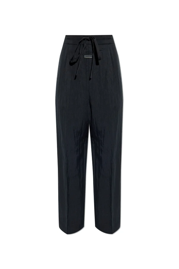 SCHWARZ Hose mit Logo