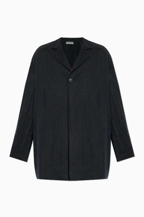 SCHWARZ Blazer mit lockerem Schnitt