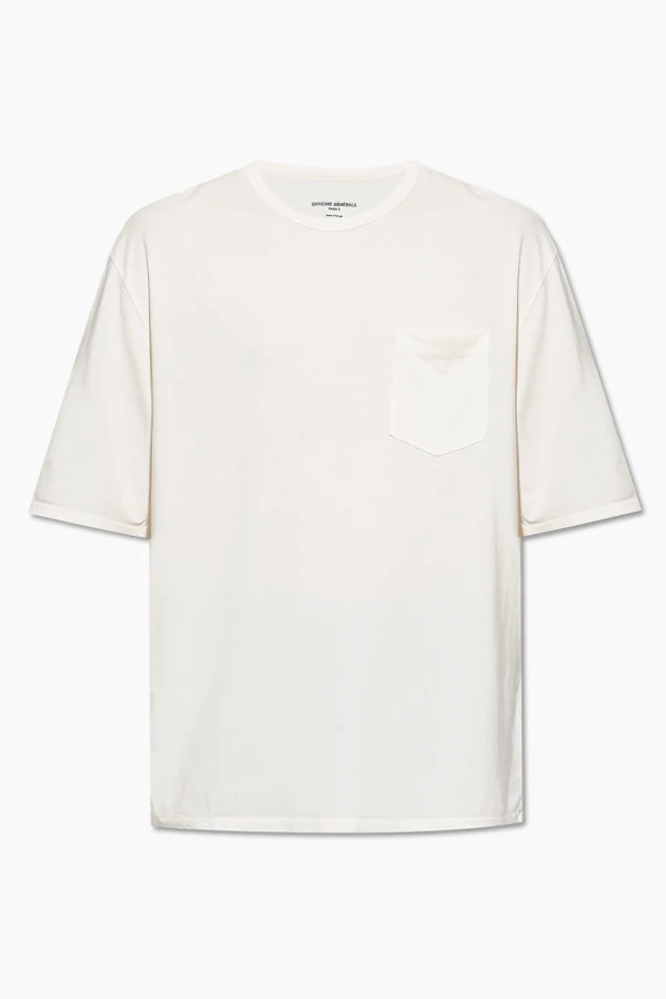 CREME T-Shirt mit Tasche ‘Benny’