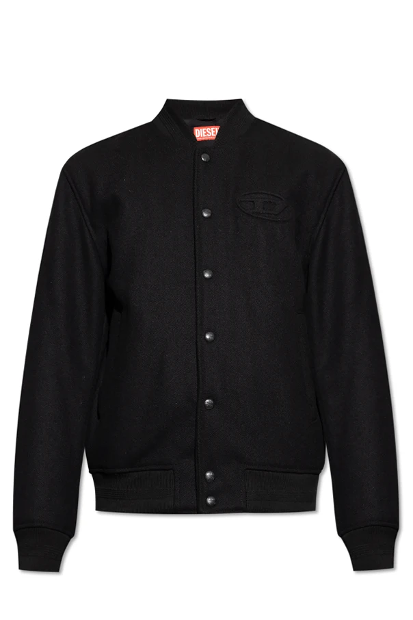 CZARNY Wełniana kurtka `J-ARRY`