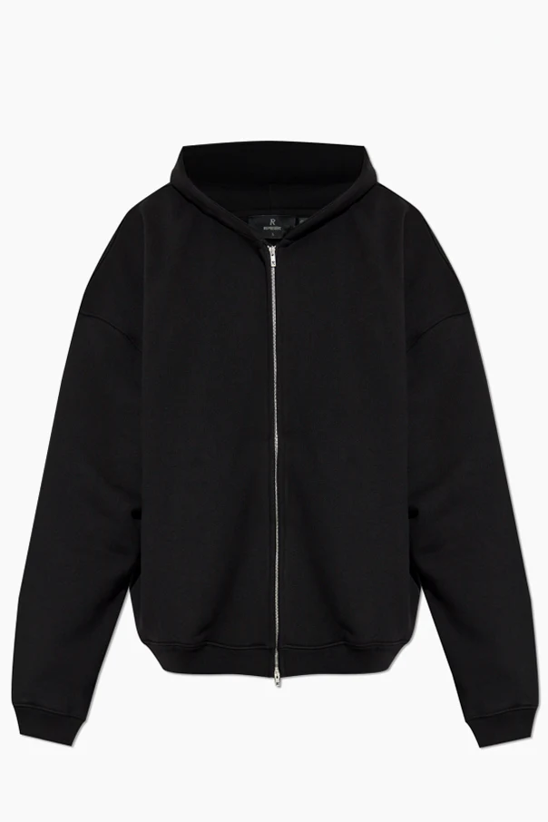 CZARNY Bluza z kapturem