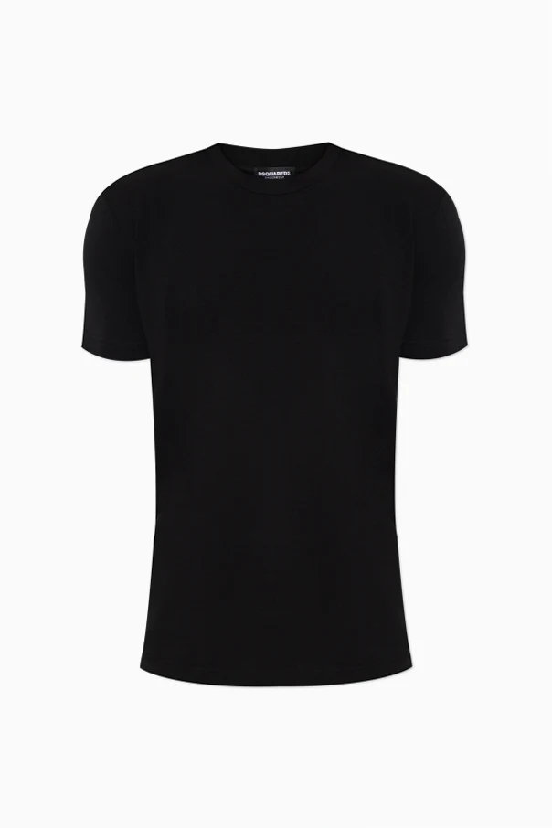 CZARNY T-shirt z kolekcji `Underwear`