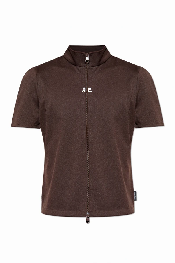 BRĄZOWY Bluza z logo