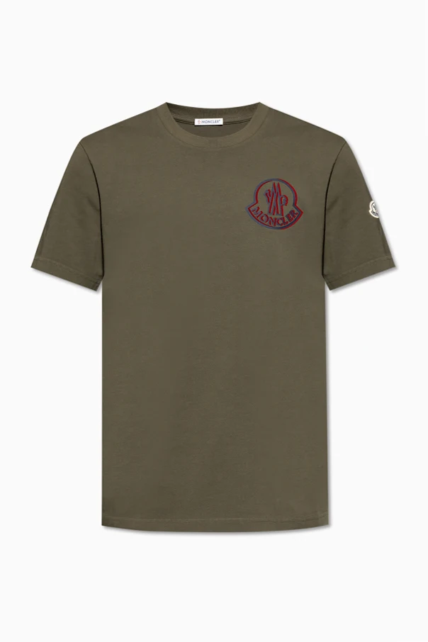 GRÜN T-Shirt mit aufgedrucktem Logo