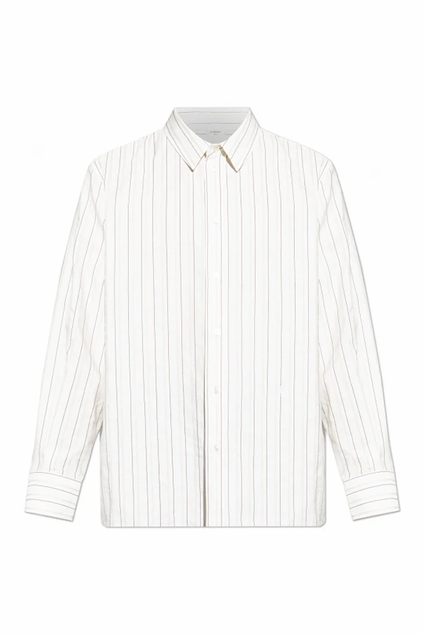 WEISS Gestreiftes Hemd