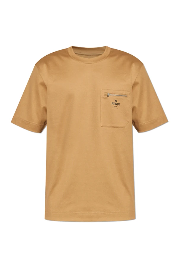 BEIGE T-Shirt mit Tasche