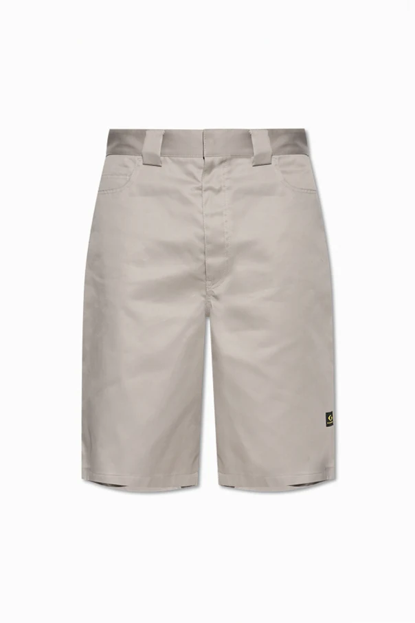 GREY Bermuda shorts with logo