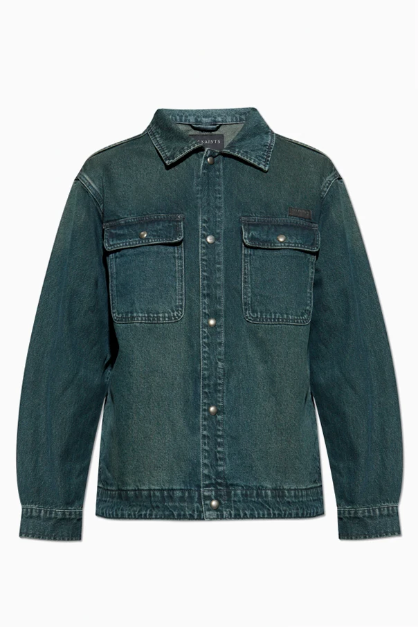 GRANATOWY Jeansowa kurtka `Castleford`