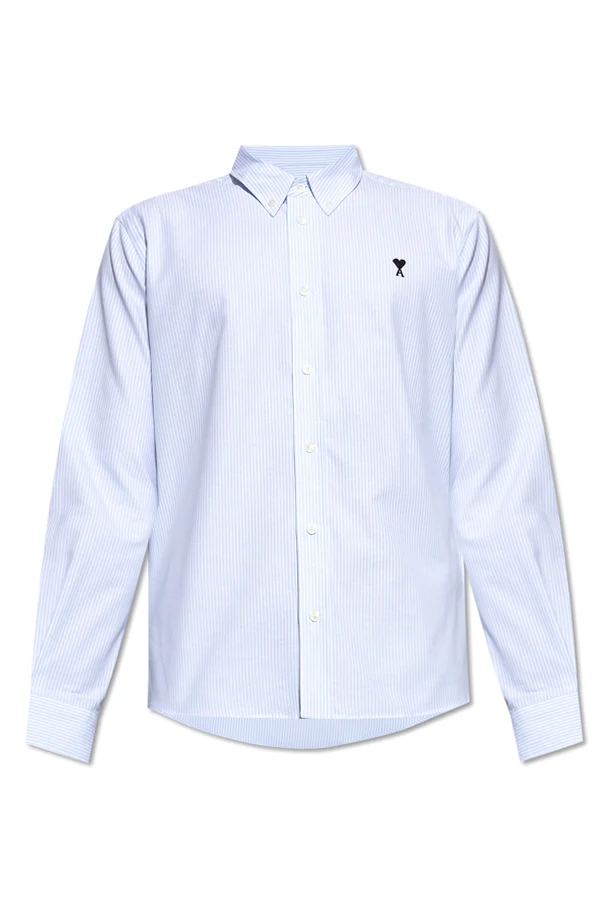 BLAU Baumwollhemd mit Logo