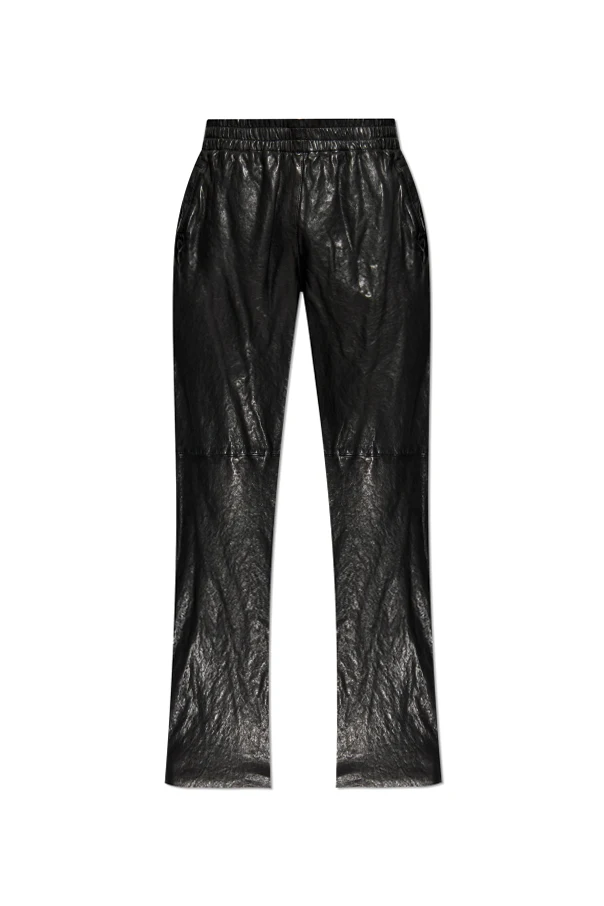 SCHWARZ Lederhose „P-BRU“