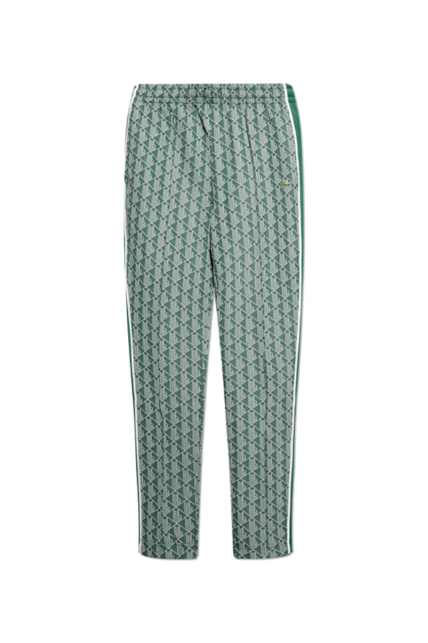 ZIELONY Spodnie dresowe z logo