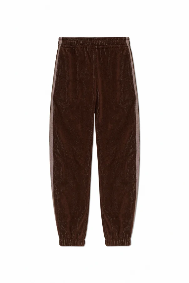 BROWN Terry cotton pants