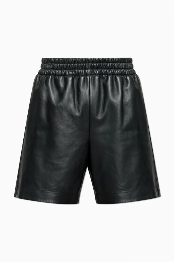 SCHWARZ Ledershorts