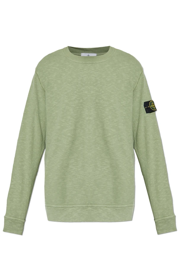 GRÜN Sweatshirt mit Logo-Patch