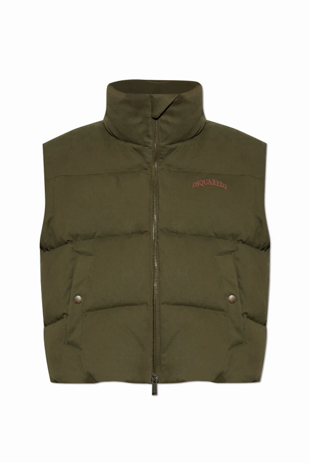 ZIELONY Puchowa kamizelka