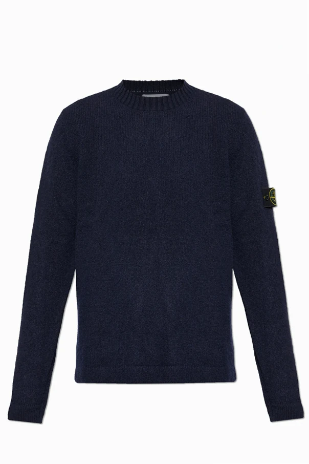 MARINEBLAU Pullover mit Rundhalsausschnitt