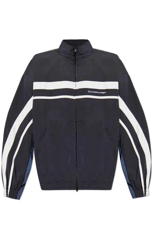 MARINEBLAU Jacke mit „Vintage“-Effekt