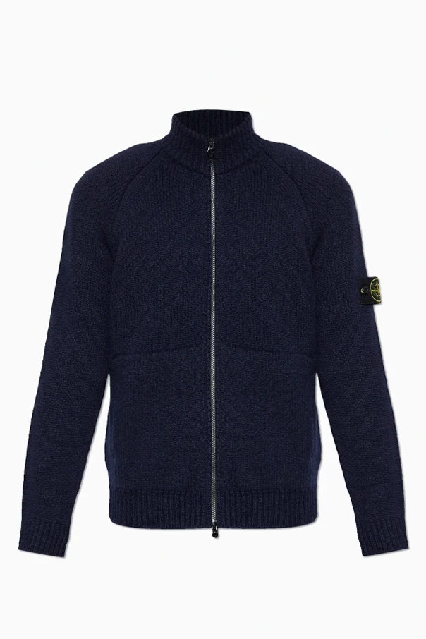 MARINEBLAU Woll-Cardigan