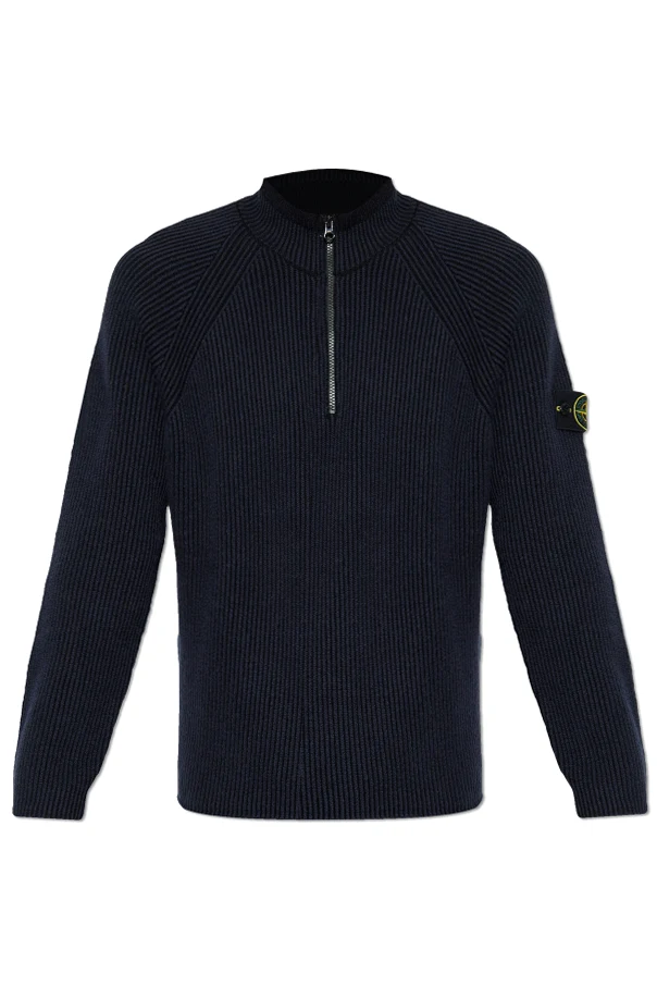 MARINEBLAU Gestrickter Pullover