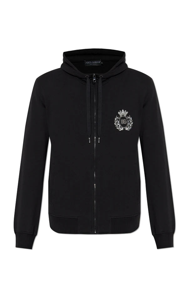 SCHWARZ Sweatshirt mit glitzernder Applikation