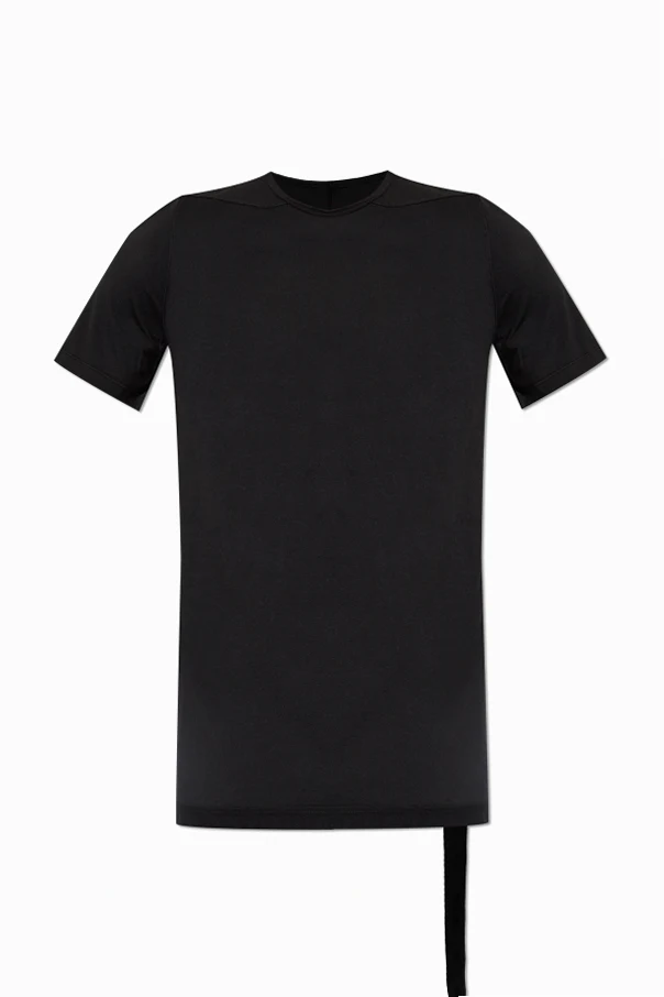 CZARNY T-shirt z logo