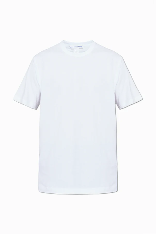 WEISS Baumwoll-T-Shirt