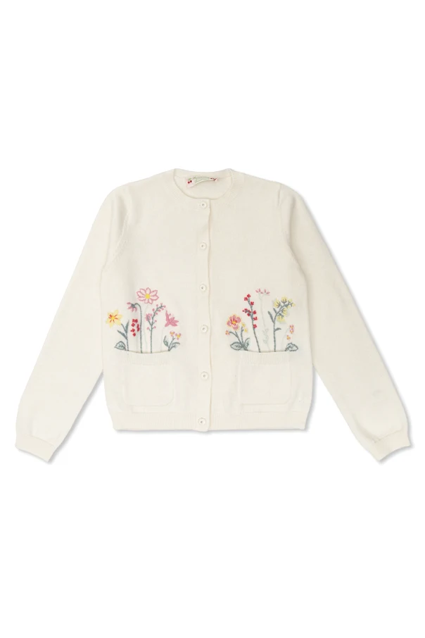 cream "Lucila" cardigan