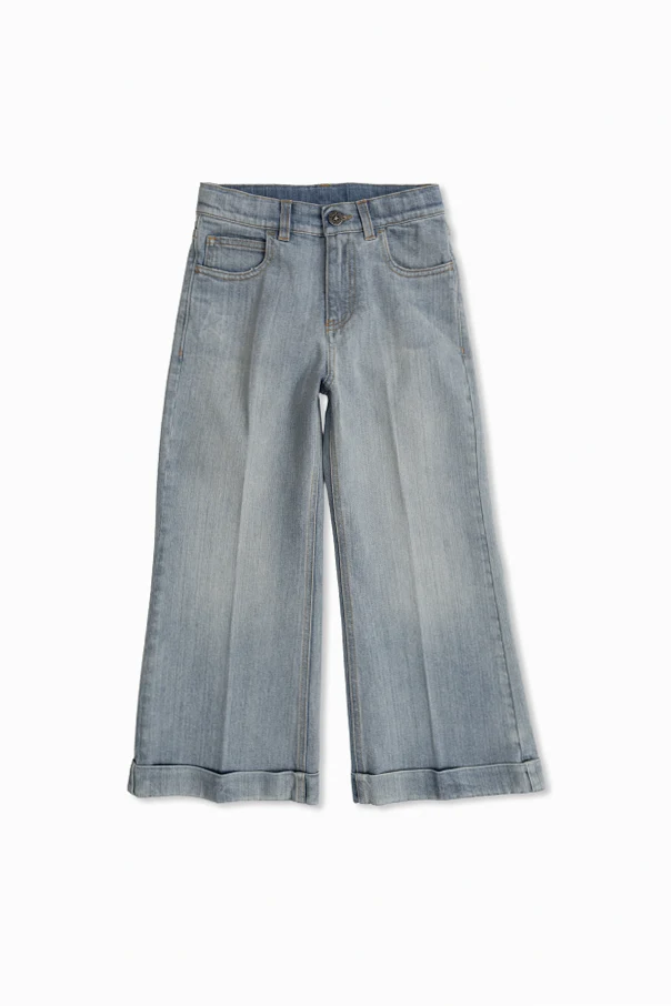BLUE Flared leg jeans