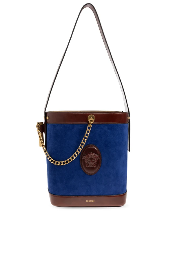 NAVY BLUE 'Pivot Small' shoulder bag, bucket style